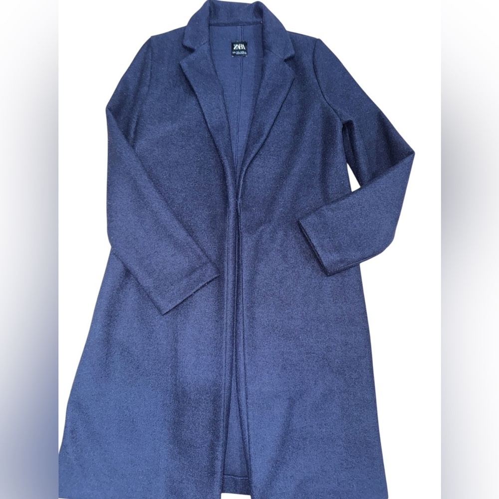 Zara Navy Trench Coat